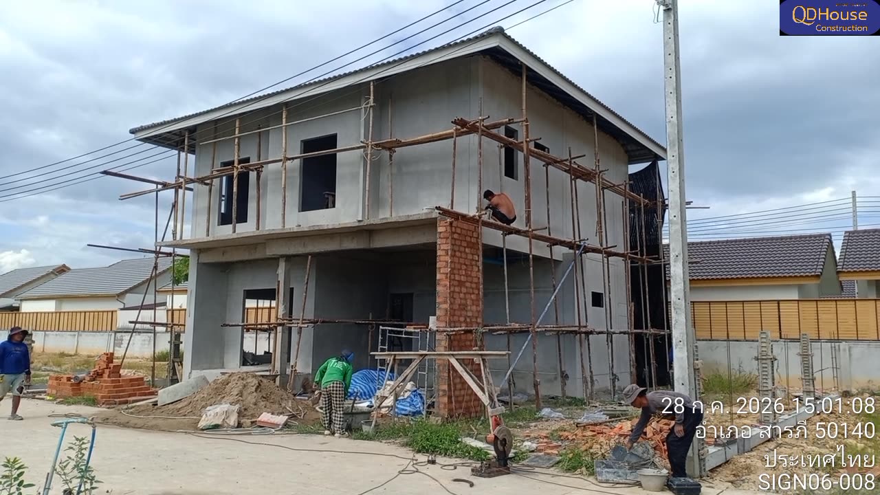 อัพเดตหน้างาน ซายน์เนเจอร์ โครงการ 6 แปลงที่ 008