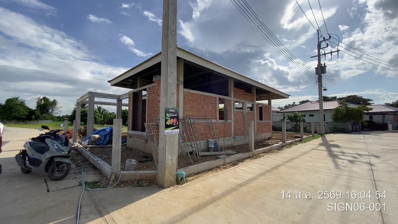 บ้านซายน์ เนเจอร์ โครงการ 6: อัพเดทหน้างาน SIGN06-001