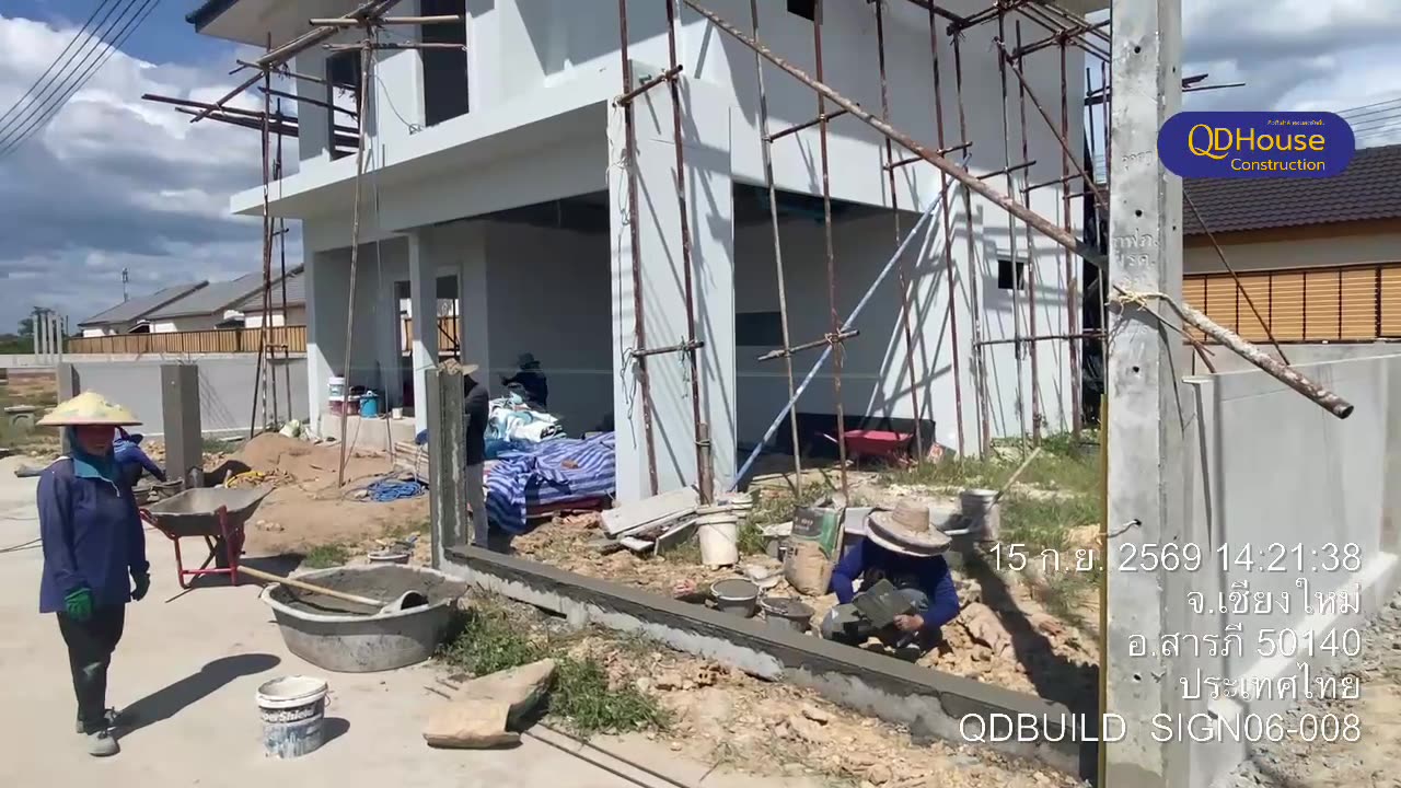อัปเดตหน้างาน บ้านซายน์ เนเจอร์ โครงการ 6