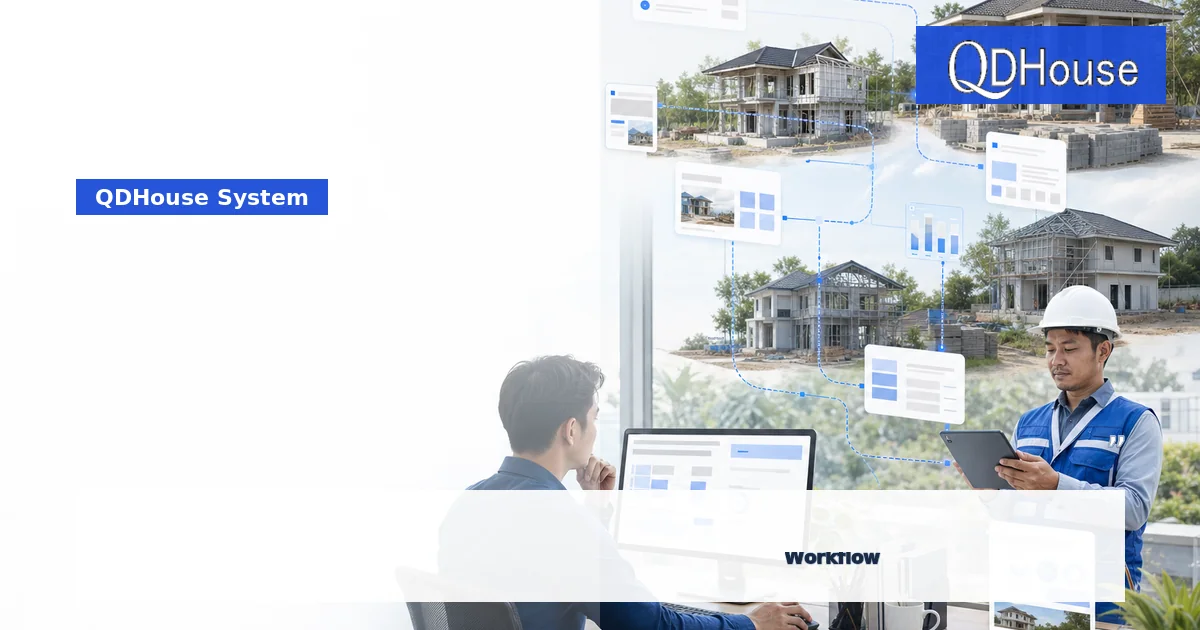 ระบบบริหารงานก่อสร้าง QDHouse OS และ QDHouse GO
