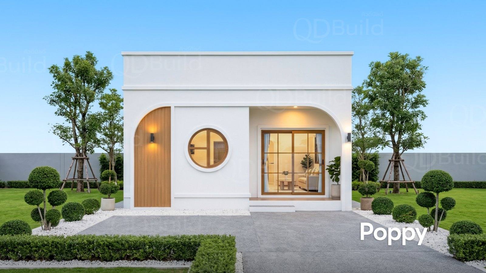 แบบบ้าน แบบแปลนคิวดีเฮ้าส์ ป๊อปปี้ | QDHouse Poppy
